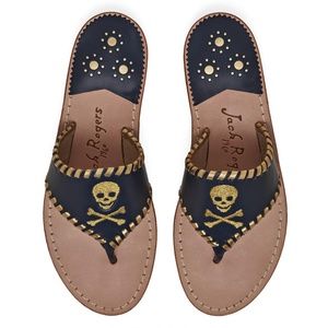 NWT Jack Rogers Skull and Crossbones Sandal ☠️